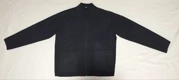 [ 거의 새상품 ] 유니클로C 니트 풀지퍼 자켓 / XL 다크 그레이