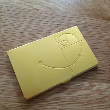 [ 죠죠 7부 ] E상 황금 직사각형 카드 케이스