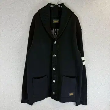 새상품급 레어 COREFIGHTER 숄카라 니트 가디건