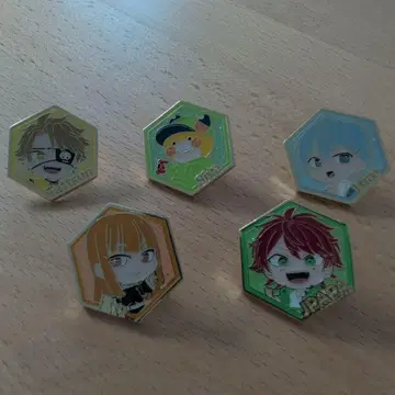 캐릭터 핀 배지 5개 세트