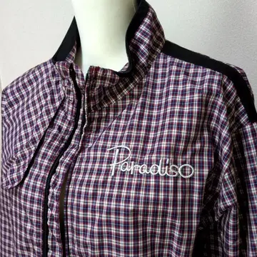 Paradiso 체크 무늬 집업 자켓 골프웨어