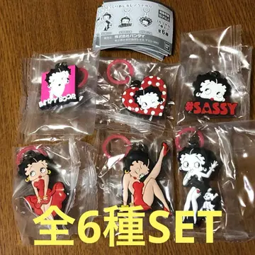 베티짱 BETTY BOOP 통통 메지루시 액세서리 전 6종 SET