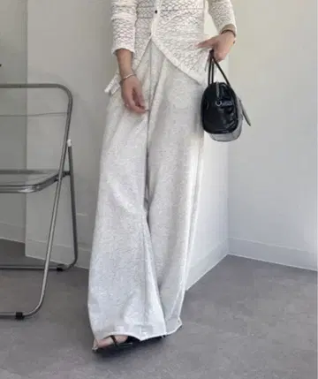 mystic 커브 스웨트 팬츠 라이트 그레이