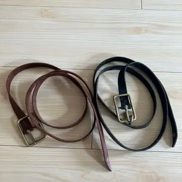 저널 relume MASTER&CO. 벨트 블랙 브라운