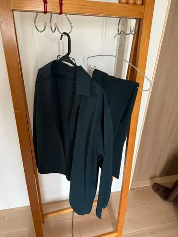 [ STUDIOUS ] 자켓 팬츠 셋업 [ 그린/올리브색 ]