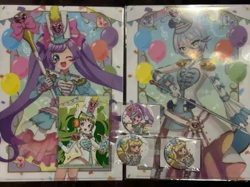 마루쿠지 프리파라 라라 히비키 유이 논 파루루 캔뱃지 파일