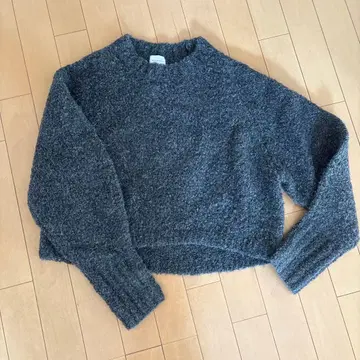 [ 미사용품 ] green label relaxing 다크 그레이 스웨터