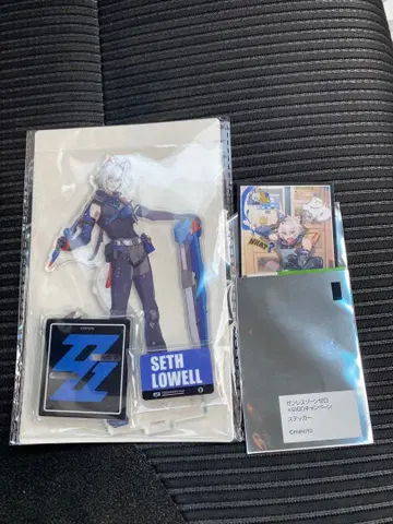 젠레스 존 제로 아크릴 스탠드 스티커 세스 로웰 GiGO 한정판