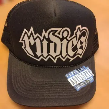 RUDIES 블랙 메쉬 캡 모자