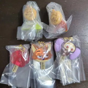 주토피아 아이스캔디 참 & 팩앤초 미니어처 참