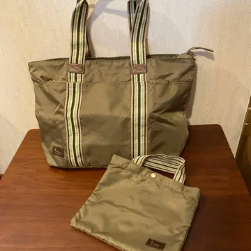 Kanana project 카키 토트백