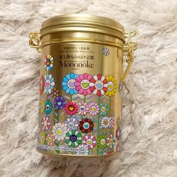 무라카미 다카시 모노노케 교토 꽃무늬 캐니스터 빈 캔