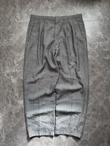 70s-80s 레이온 카스리 슬랙스 블랙 카스리