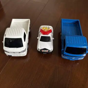 일하는 자동차 세트 경트럭 트럭 경찰차