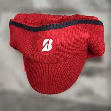 BRIDGESTONE 골프용 니트 모자 빨간색