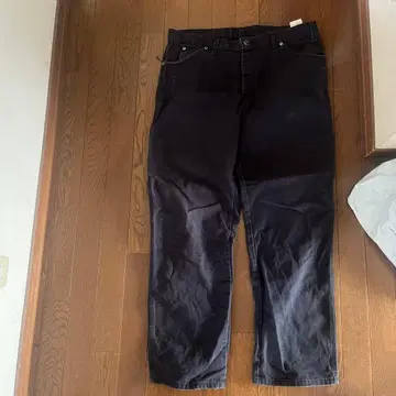 Dickies 블랙 스트레이트 레그 팬츠