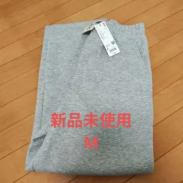 새상품 UNIQLO 맨투맨 와이드 팬츠 M 그레이