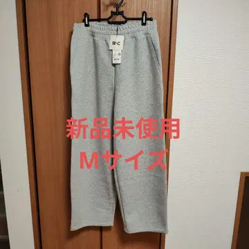 새상품 UNIQLO C 맨투맨 와이드 팬츠 M 그레이