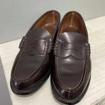 REGAL 다크 브라운 가죽 로퍼 241/2EE