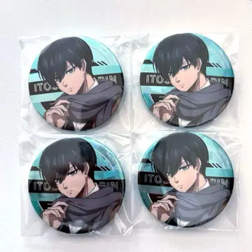 블루 록 라운드 원 캔뱃지 이토시 린