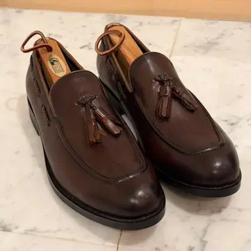 소가죽 태슬 로퍼 브라운 42 미사용 새상품 가죽