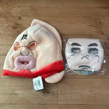 근육맨 모자 & 죠죠 마스크 세트