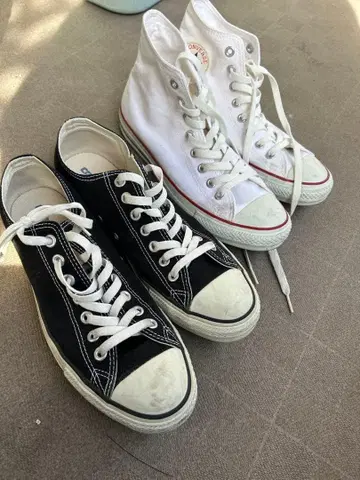 CONVERSE 스니커즈 세트 (로우컷 하이컷)