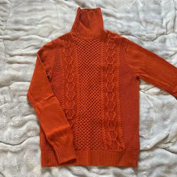 니트 스웨터 EDIFICE 오렌지 새상품급