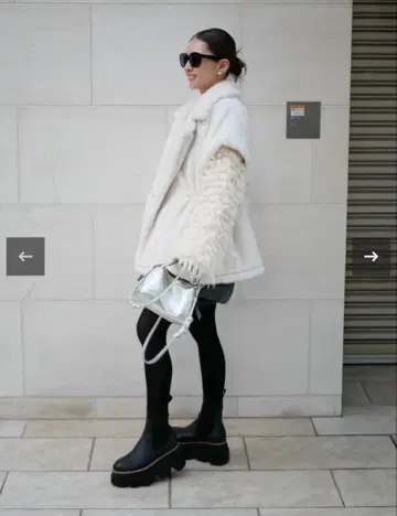 [ 새상품급 ] BeBeoD 퍼 베스트 (아이보리)