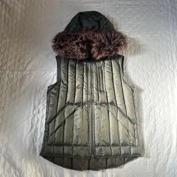 새상품급 폴로 랄프로렌 양털 퍼 포함 올리브 그린 퀼팅 베스트 L 사이즈