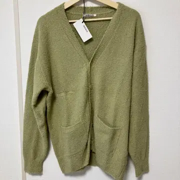 AURALEE 올리브 그린 가디건