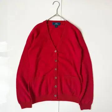 GOBI 캐시미어 니트 가디건 빨간색 레드 여성용