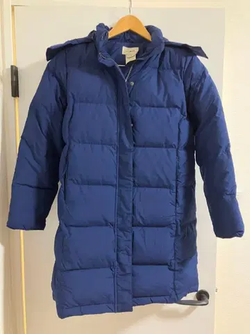 LL Bean 다운 코트 블루