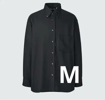 [ 완판템 ] UNIQLO U 드레이프 셔츠 M 블랙