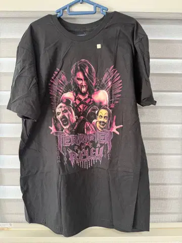 [ 미사용 새상품 ] WWE 리아 리플리 테리퍼 콜라보 T셔츠 XL