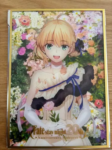 Fate stay night 20th 콘서트 아크릴 색지 세이버