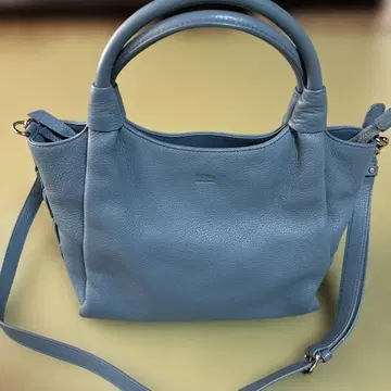 NINA RICCI 블루 뜨개질 디자인 숄더백