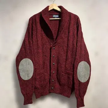 미국제 90s LANDS'END 숄카라 니트 가디건