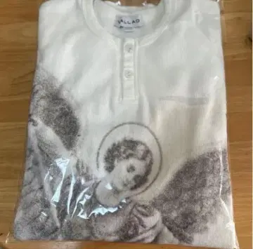 화이트 M 사이즈 ] VALLAD - V.HENRY NECK L/S 서멀