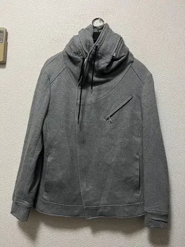 캐서린 햄넷 더블 라이더스 후드 맨투맨 /XXL 멜란지 그레이