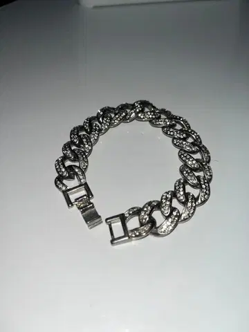 실버 체인 팔찌