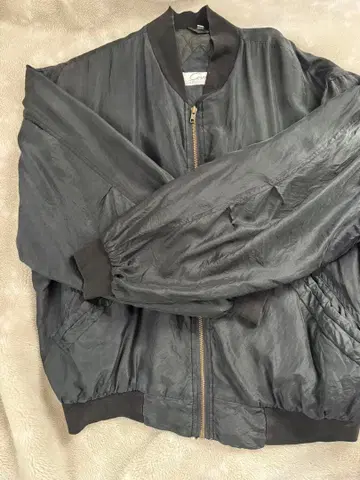 Carlo Comberti MA-1 블랙 자켓