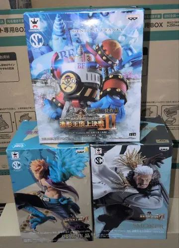 신년 세일 프랭키 로봇, 마르코 등 원피스 조형 피규어 3세트