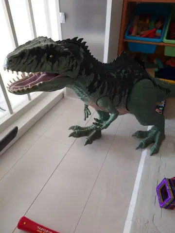 리얼 공룡 피규어 빅 그린 컬러