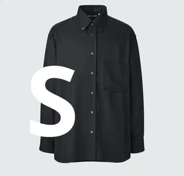 [ 완판템 ] UNIQLO U 드레이프 셔츠 S 블랙