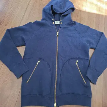 manna 만나 집업 후드티 네이비 속기모