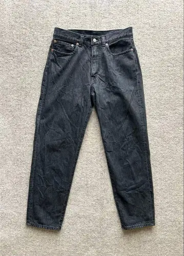 [ 새상품급 ] 할리우드 런치마켓 블랙 데님 사이즈 1