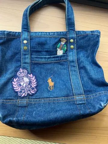 폴로 랄프 로렌 데님 토트백