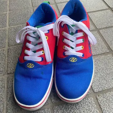 HEEEL 롤러 부착 스니커즈 파랑/빨간색/노랑