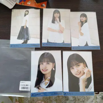 이오키 마오 사람은 꿈을 두 번 꾼다 5장 세트